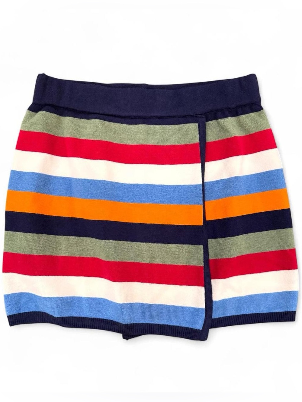 Daisy Multicolor Striped Knit Skirt